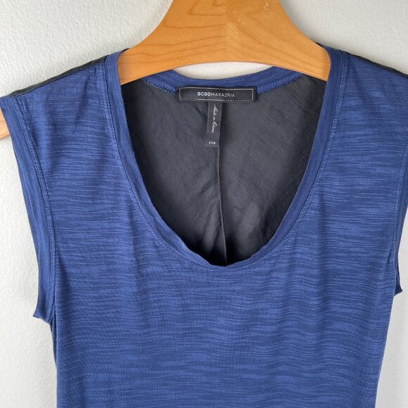 BCBG MAX AZRIA High-Low Hem Sleeveless Coby Top - Picture 9 of 9